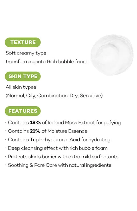 [THANK YOU FARMER] Back To Iceland Cleansing Foam (120Ml/4.22fl.oz)