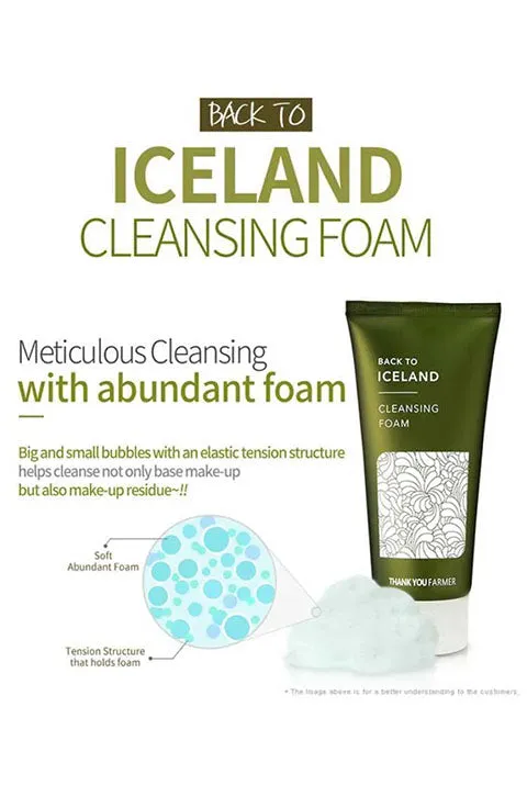 [THANK YOU FARMER] Back To Iceland Cleansing Foam (120Ml/4.22fl.oz)