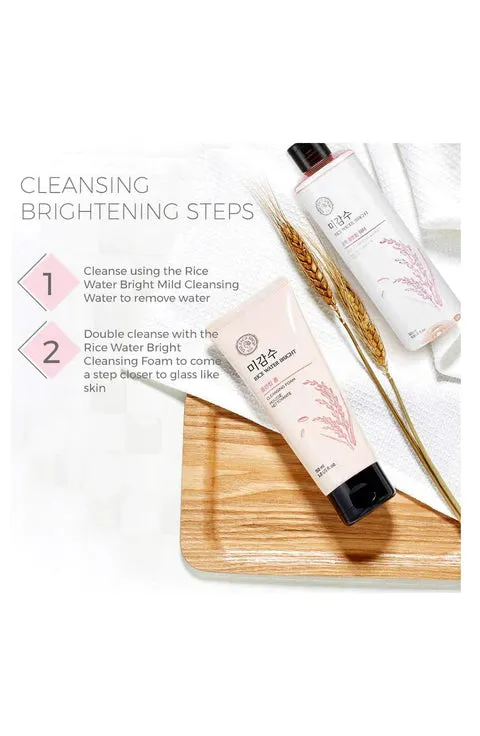 THE FACE SHOP - Rice Water Bright Cleansing Foam 150Ml or 300ml