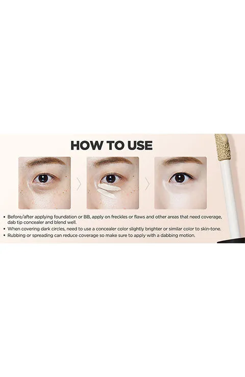 [the SAEM] Cover Perfection Tip Concealer (6.5g / 0.23fl.oz)