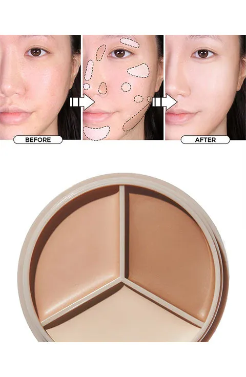 [the SAEM] Cover Perfection Triple Pot Concealer (4.5g/0.16fl.oz)