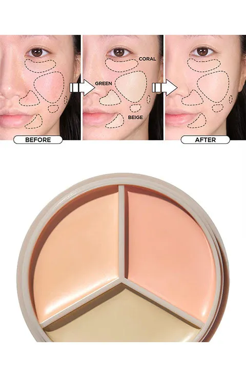 [the SAEM] Cover Perfection Triple Pot Concealer (4.5g/0.16fl.oz)