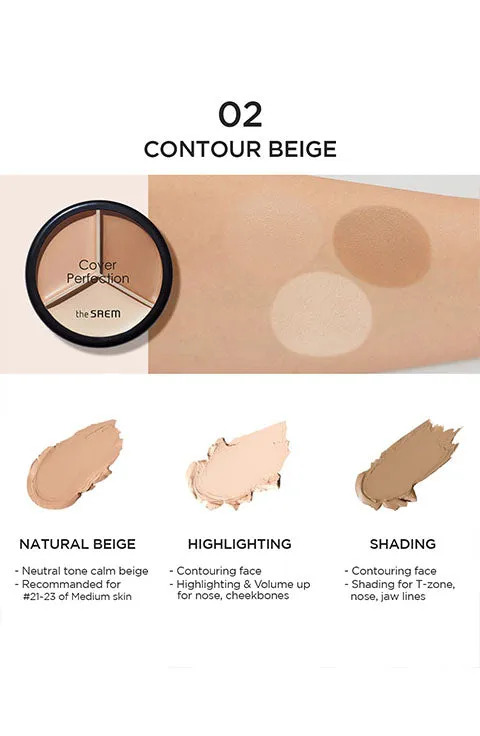 [the SAEM] Cover Perfection Triple Pot Concealer (4.5g/0.16fl.oz)