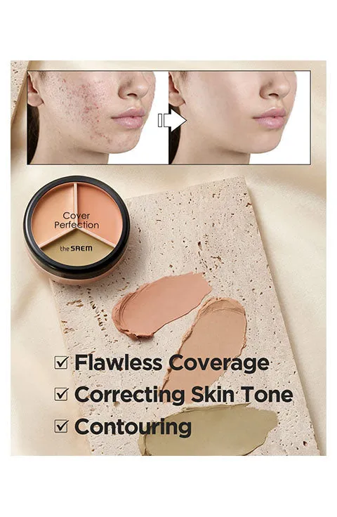 [the SAEM] Cover Perfection Triple Pot Concealer (4.5g/0.16fl.oz)