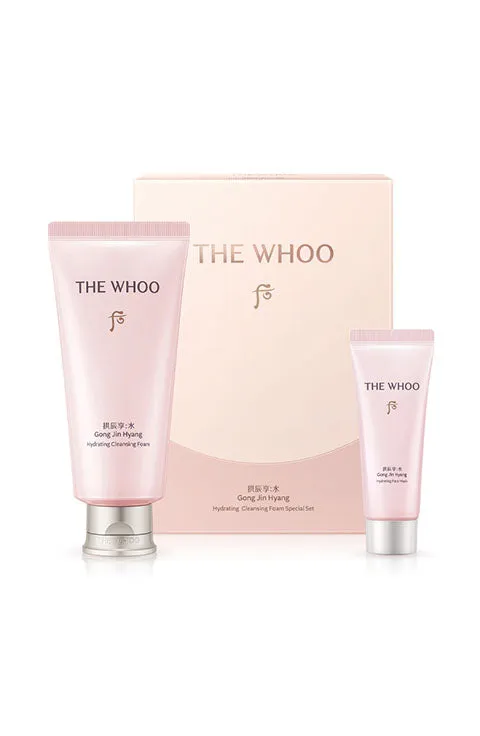 [THE WHOO] Gongjinhyang Hydrating Cleansing Foam Set