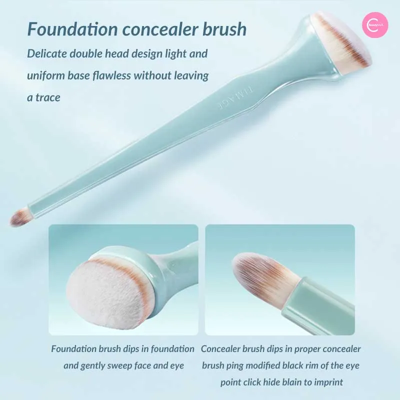 TIMAGE Flat-Arc Foundation Brush