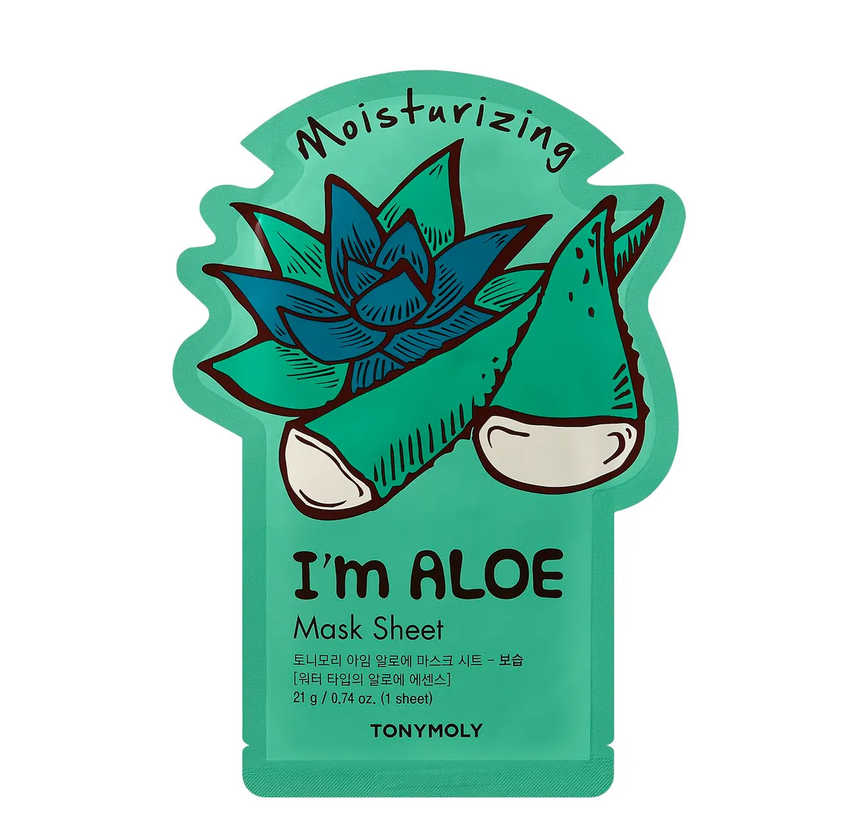 Tony Moly I`m REAL Aloe Mask Sheet Moisturizing 1Pcs