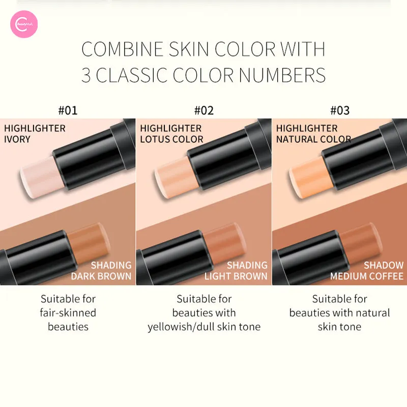 YANQINA Dual-Ended Highlighter & Contour Stick